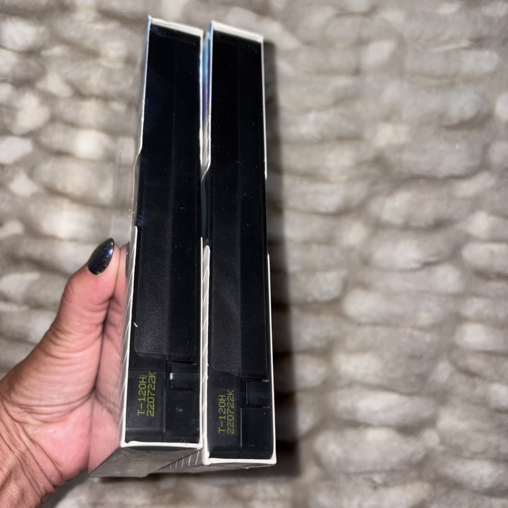 2 - GE T-120 Hi-Fi 6 hr VHS Blank Videocassette Tape for VCRs SEALED NEW - Picture 2 of 7